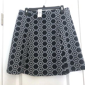 NWT Loft Outlet Dusty Blue Medallion Print Skirt